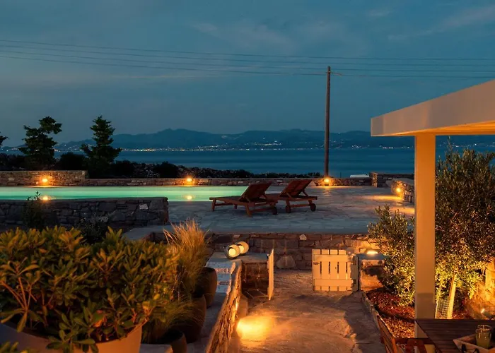 Villa Kallirroe Deluxe With Sea View And Pool Chrisi Akti (Paros)